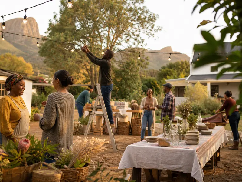 Community events in the garden