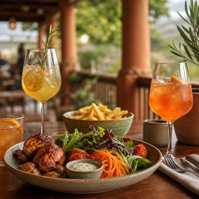 Eat at Bushbrook verandah