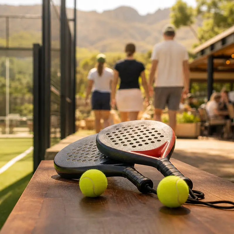 Padel followed by lunch at Bushbrook